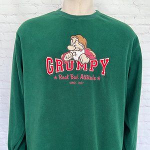 Disney Grumpy Polar Fleece Pullover - Size XL